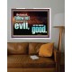 FOLLOW NOT WHICH IS EVIL  Custom Christian Artwork Acrylic Frame  GWABIDE10309  