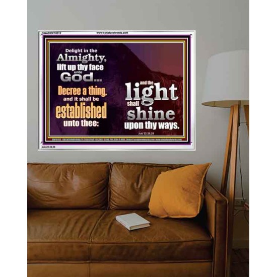 LIFT UP THY FACE UNTO GOD  Custom Modern Wall Art  GWABIDE10313  