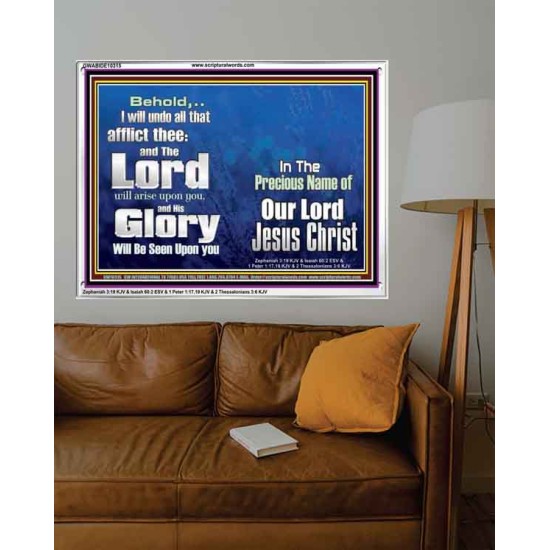 HIS GLORY SHALL BE SEEN UPON YOU  Custom Art and Wall Décor  GWABIDE10315  