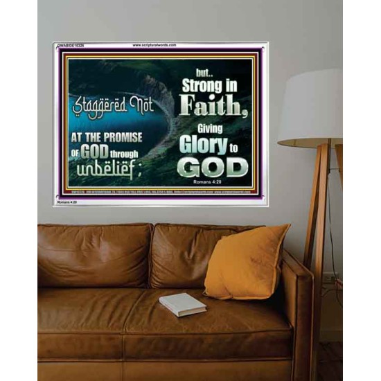 STAGGERED NOT AT THE PROMISE  Art & Décor Acrylic Frame  GWABIDE10326  