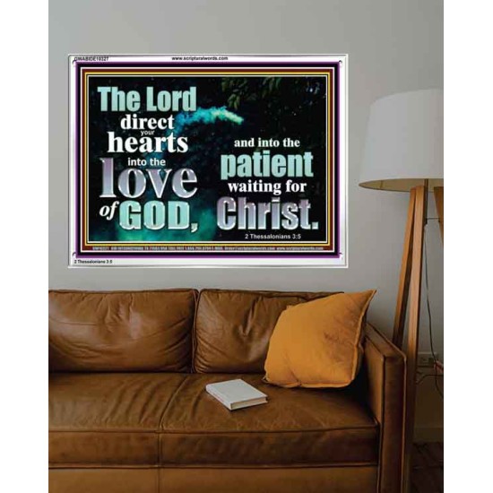 DIRECT YOUR HEARTS INTO THE LOVE OF GOD  Art & Décor Acrylic Frame  GWABIDE10327  