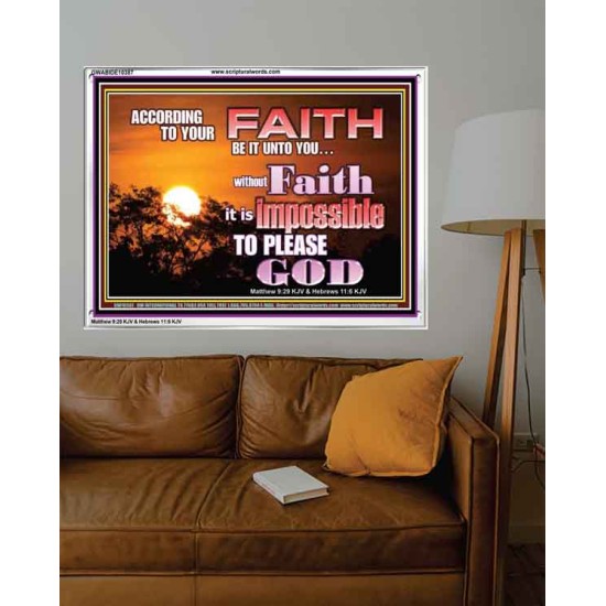 ACCORDING TO YOUR FAITH BE IT UNTO YOU  Children Room  GWABIDE10387  