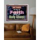 BE FULL OF FAITH AND THE SPIRIT OF THE LORD  Scriptural Portrait Acrylic Frame  GWABIDE10479  