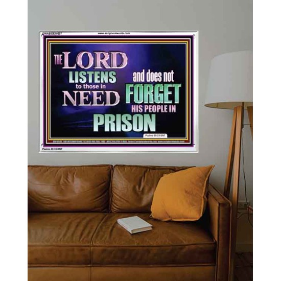 THE LORD NEVER FORGET HIS CHILDREN  Christian Artwork Acrylic Frame  GWABIDE10507  
