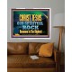 CHRIST JESUS OUR ROCK HOSANNA IN THE HIGHEST  Ultimate Inspirational Wall Art Acrylic Frame  GWABIDE10529  