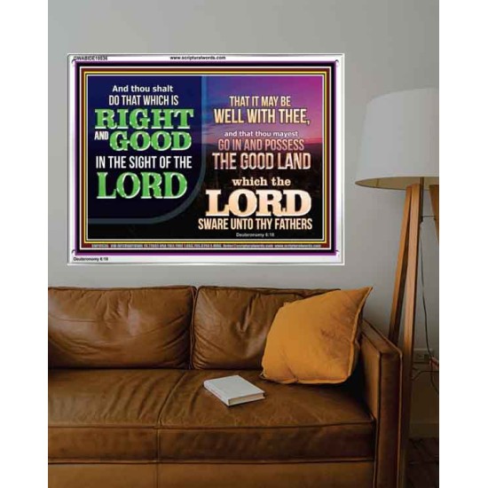 THAT IT MAY BE WELL WITH THEE  Contemporary Christian Wall Art  GWABIDE10536  