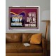 EAGERLY OBEY COMMANDMENT OF THE LORD  Unique Power Bible Acrylic Frame  GWABIDE10691  