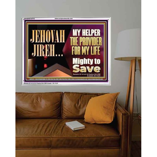 JEHOVAHJIREH THE PROVIDER FOR OUR LIVES  Righteous Living Christian Acrylic Frame  GWABIDE10714  