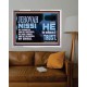 JEHOVAH NISSI OUR GOODNESS FORTRESS HIGH TOWER DELIVERER AND SHIELD  Encouraging Bible Verses Acrylic Frame  GWABIDE10748  