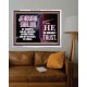 JEHOVAH SHALOM OUR GOODNESS FORTRESS HIGH TOWER DELIVERER AND SHIELD  Encouraging Bible Verse Acrylic Frame  GWABIDE10749  