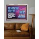 JEHOVAH JIREH OUR GOODNESS FORTRESS HIGH TOWER DELIVERER AND SHIELD  Encouraging Bible Verses Acrylic Frame  GWABIDE10750  