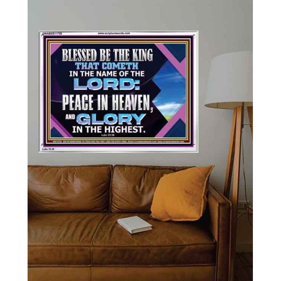 PEACE IN HEAVEN AND GLORY IN THE HIGHEST  Church Acrylic Frame  GWABIDE11758  