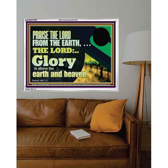 PRAISE THE LORD FROM THE EARTH  Children Room Wall Acrylic Frame  GWABIDE12033  