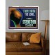 THUS SAITH THE LORD I WILL STRENGTHEN THEE  Bible Scriptures on Love Acrylic Frame  GWABIDE12078  
