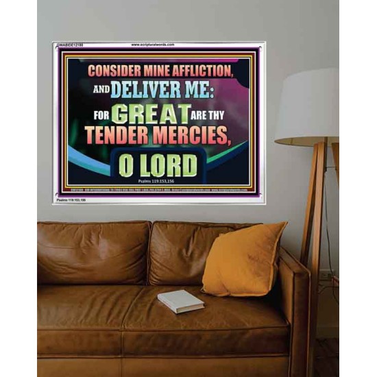 GREAT ARE THY TENDER MERCIES O LORD  Unique Scriptural Picture  GWABIDE12180  