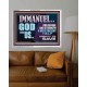 IMMANUEL GOD WITH US OUR REFUGE AND STRENGTH MIGHTY TO SAVE  Ultimate Inspirational Wall Art Acrylic Frame  GWABIDE12247  