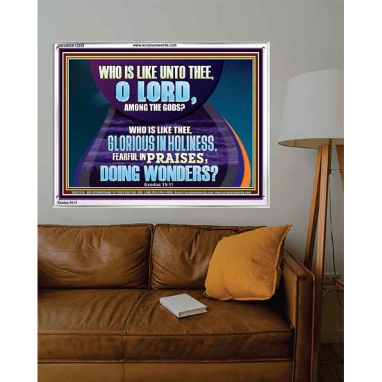 FEARFUL IN PRAISES DOING WONDERS  Ultimate Inspirational Wall Art Acrylic Frame  GWABIDE12320  