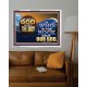 FOR WHO IS GOD EXCEPT THE LORD WHO IS THE ROCK SAVE OUR GOD  Ultimate Inspirational Wall Art Acrylic Frame  GWABIDE12368  