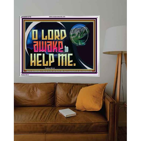 O LORD AWAKE TO HELP ME  Christian Quote Acrylic Frame  GWABIDE12718  