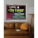 THY FAVOUR HAST MADE MY MOUNTAIN TO STAND STRONG  Modern Christian Wall Décor Acrylic Frame  GWABIDE12960  