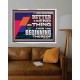 BETTER IS THE END OF A THING THAN THE BEGINNING THEREOF  Contemporary Christian Wall Art Acrylic Frame  GWABIDE12971  