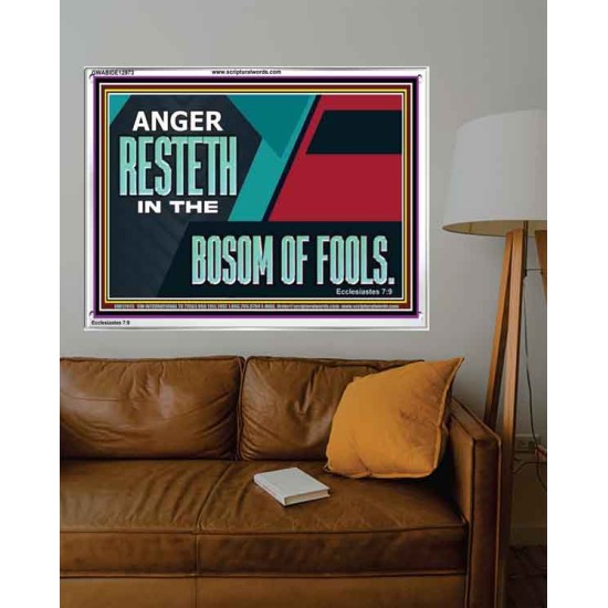 ANGER RESTETH IN THE BOSOM OF FOOLS  Scripture Art Prints  GWABIDE12973  