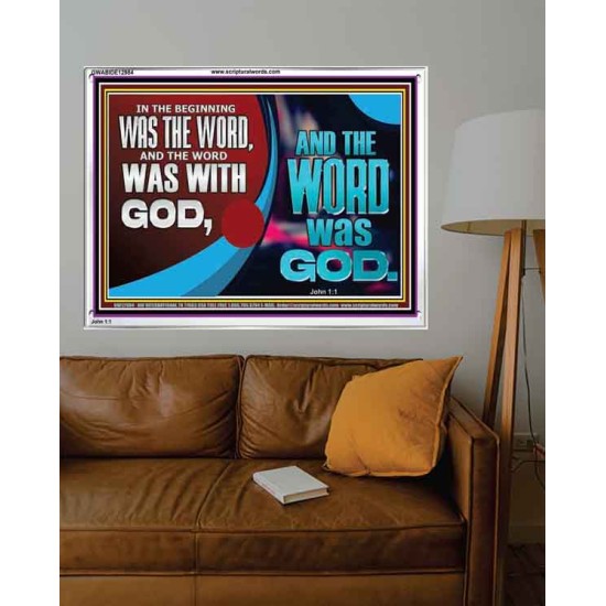 THE WORD OF LIFE THE FOUNDATION OF HEAVEN AND THE EARTH  Ultimate Inspirational Wall Art Picture  GWABIDE12984  
