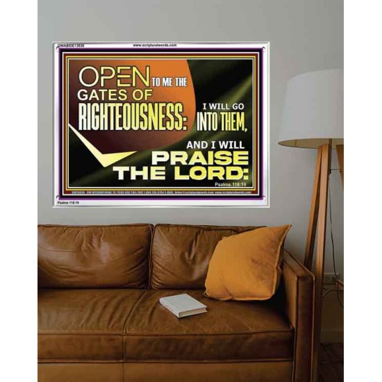 OPEN TO ME THE GATES OF RIGHTEOUSNESS  Children Room Décor  GWABIDE13036  