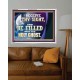 RECEIVE THY SIGHT AND BE FILLED WITH THE HOLY GHOST  Sanctuary Wall Acrylic Frame  GWABIDE13056  