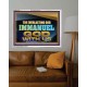 EVERLASTING GOD IMMANUEL..GOD WITH US  Contemporary Christian Wall Art Acrylic Frame  GWABIDE13105  