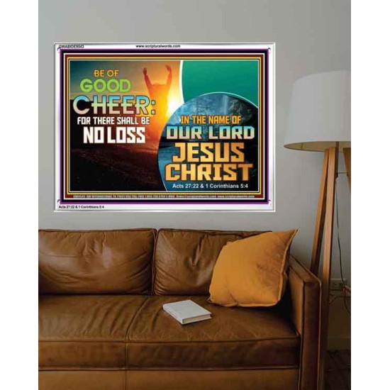 THERE SHALL BE NO LOSS  Righteous Living Christian Acrylic Frame  GWABIDE9543  