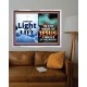 HAVE THE LIGHT OF LIFE  Sanctuary Wall Acrylic Frame  GWABIDE9547  