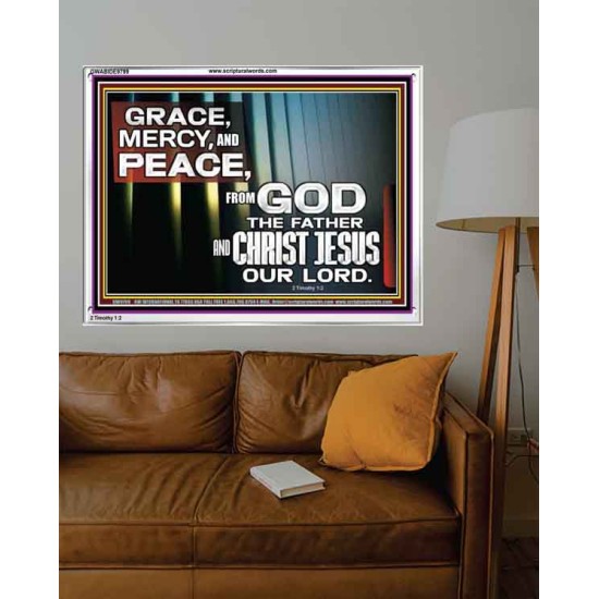 GRACE MERCY AND PEACE UNTO YOU  Bible Verse Acrylic Frame  GWABIDE9799  