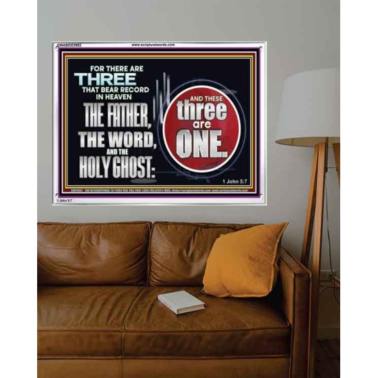 THE THREE THAT BEAR RECORD IN HEAVEN  Modern Wall Art  GWABIDE9902  