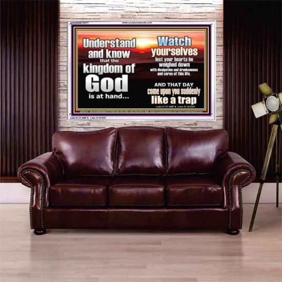 BEWARE OF THE CARE OF THIS LIFE  Unique Bible Verse Acrylic Frame  GWABIDE10317  