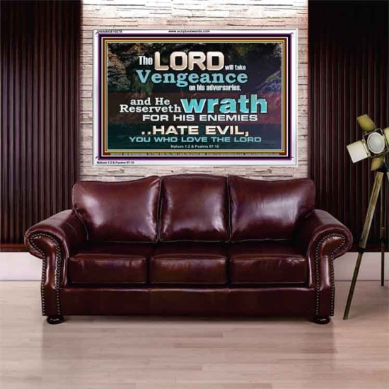 HATE EVIL YOU WHO LOVE THE LORD  Children Room Wall Acrylic Frame  GWABIDE10378  