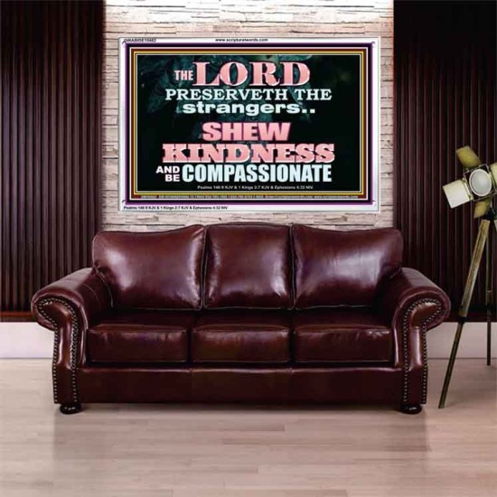 SHEW KINDNESS AND BE COMPASSIONATE  Christian Quote Acrylic Frame  GWABIDE10462  