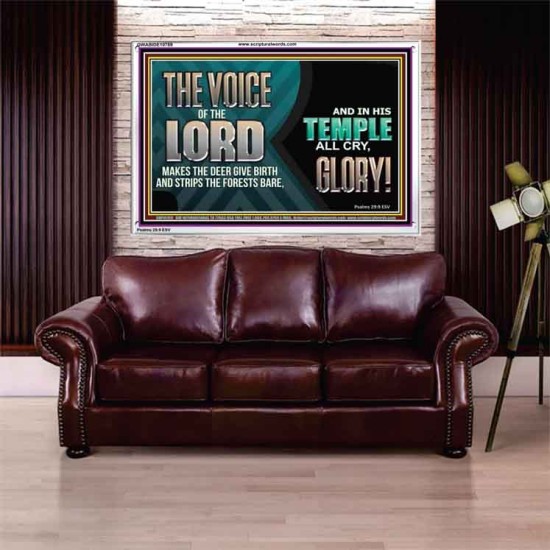 THE VOICE OF THE LORD MAKES THE DEER GIVE BIRTH  Art & Wall Décor  GWABIDE10789  