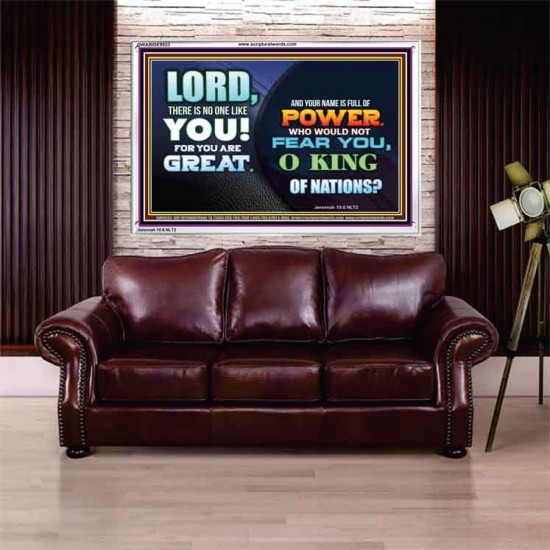 A NAME FULL OF GREAT POWER  Ultimate Power Acrylic Frame  GWABIDE9533  