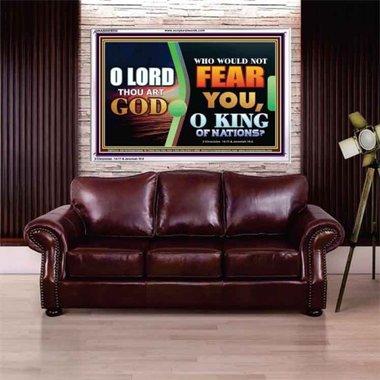 O KING OF NATIONS  Righteous Living Christian Acrylic Frame  GWABIDE9534  