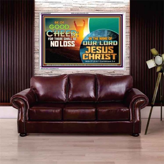 THERE SHALL BE NO LOSS  Righteous Living Christian Acrylic Frame  GWABIDE9543  