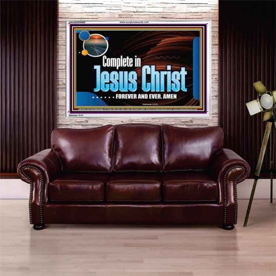 COMPLETE IN JESUS CHRIST FOREVER  Affordable Wall Art Prints  GWABIDE9905  