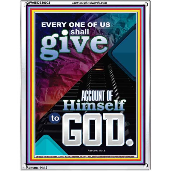 WE SHALL ALL GIVE ACCOUNT TO GOD  Ultimate Power Picture  GWABIDE10002  