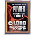 POWER FROM ON HIGH - HOLY GHOST FIRE  Righteous Living Christian Picture  GWABIDE10003  "16X24"