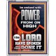 POWER FROM ON HIGH - HOLY GHOST FIRE  Righteous Living Christian Picture  GWABIDE10003  