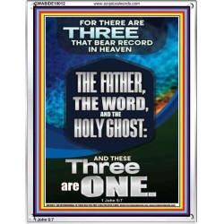 THE THREE THAT BEAR RECORD IN HEAVEN  Righteous Living Christian Portrait  GWABIDE10012  