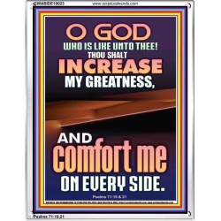 O GOD INCREASE MY GREATNESS  Church Portrait  GWABIDE10023  "16X24"