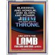 BLESSING HONOUR AND GLORY UNTO THE LAMB  Scriptural Prints  GWABIDE10043  