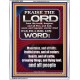 PRAISE HIM - STORMY WIND FULFILLING HIS WORD  Business Motivation Décor Picture  GWABIDE10053  