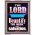 THE MEEK IS BEAUTIFY WITH SALVATION  Scriptural Prints  GWABIDE10058  "16X24"